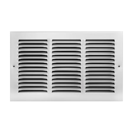 Tru Aire Tru Aire 8 in. H X 14 in. W 1-Way Powder Coat White Steel Return Air Grille C170 14X08